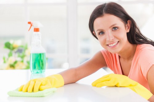 Carpet cleaning quote being prepared for an NW10 property