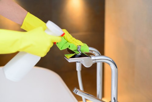 Separation of cleaning packaging for recycling in northwest London
