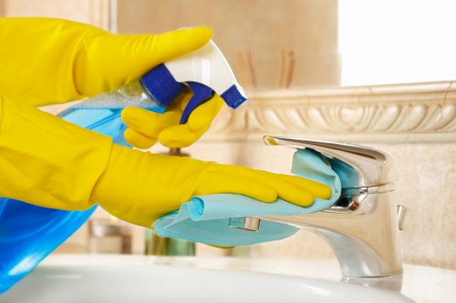 Cleaning treatment for stubborn spills and marks in a local NW10 property