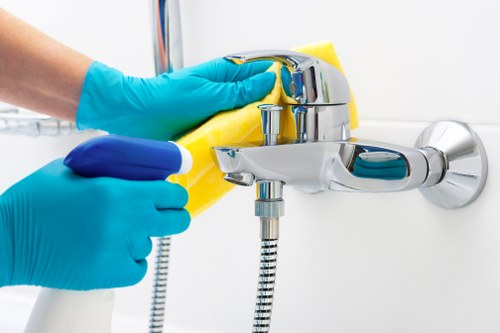 Safe housekeeping and warning signs after carpet cleaning
