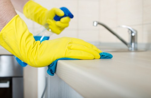 Professional facade cleaning for a commercial property in NW10
